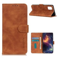 Чехол-книжка KHAZNEH Retro Wallet для Samsung Galaxy A72 (А725) - Brown