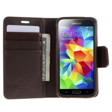 Чехол-книжка MERCURY Sonata Diary для Samsung Galaxy S5 mini - Brown
