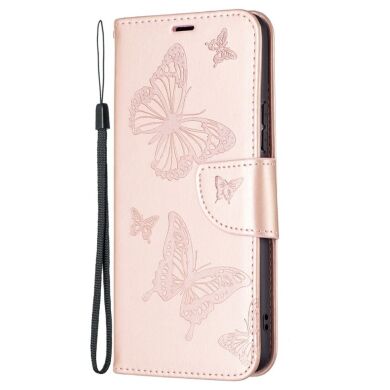 Чехол UniCase Butterfly Pattern для Samsung Galaxy A53 - Rose Gold