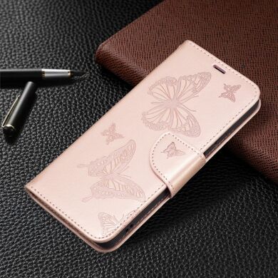 Чехол UniCase Butterfly Pattern для Samsung Galaxy A53 - Rose Gold