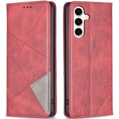 Чехол UniCase Geometric Pattern для Samsung Galaxy S23 FE - Red