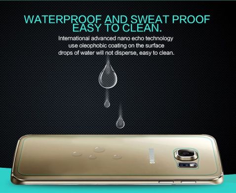 Защитное стекло NILLKIN Back Cover на заднюю панель для Samsung Galaxy S6 edge+ (G928)