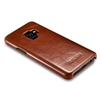 Кожаный чехол-книжка ICARER Slim Flip для Samsung Galaxy S9 (G960) - Red