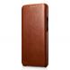 Кожаный чехол-книжка ICARER Slim Flip для Samsung Galaxy S9 (G960) - Brown. Фото 3 из 20