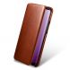 Кожаный чехол-книжка ICARER Slim Flip для Samsung Galaxy S9 (G960) - Brown. Фото 8 из 20