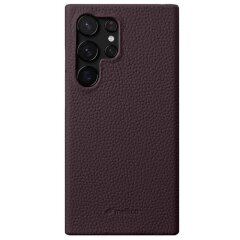Шкіряний чохол MELKCO Leather Case для Samsung Galaxy S24 Ultra (S928) - Dark Purple