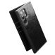 Кожаный чехол QIALINO Classic Case для Samsung Galaxy S22 Ultra (S908) - Black. Фото 3 из 7