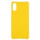 Пластиковый чехол Deexe Hard Shell для Samsung Galaxy A02 (A022) - Yellow. Фото 1 из 7