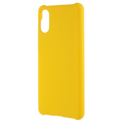 Пластиковый чехол Deexe Hard Shell для Samsung Galaxy A02 (A022) - Yellow