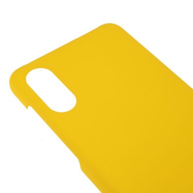 Пластиковый чехол Deexe Hard Shell для Samsung Galaxy A02 (A022) - Yellow
