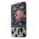 Силиконовая накладка Deexe Pretty Flowers для Samsung Galaxy A3 (A300) - Black. Фото 1 из 5