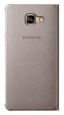 Чехол Flip Wallet для Samsung Galaxy A7 (2016) EF-WA710PFEGRU - Gold