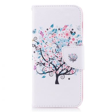 Чехол-книжка Deexe Color Wallet для Samsung Galaxy A8 2018 (A530) - Spring Tree