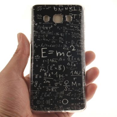 Силиконовая накладка Deexe Life Style для Samsung Galaxy J5 2016 (J510) - Einstein's Equation