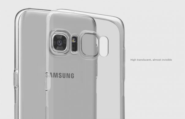 Силиконовая накладка NILLKIN Nature TPU для Samsung Galaxy S7 Edge (G935) - Gray