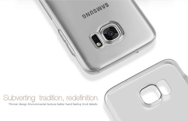 Силіконова накладка NILLKIN Nature TPU для Samsung Galaxy S7 Edge (G935), Синий
