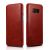 Кожаный чехол ICARER Slim Flip для Samsung Galaxy S8 (G950) - Red