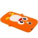 Силиконовая накладка Deexe Penguin Series для Samsung Galaxy S4 mini (i9190) - Orange. Фото 3 из 7