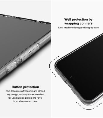Силиконовый чехол IMAK UX-5 Series для Samsung Galaxy S21 FE (G990) - Transparent