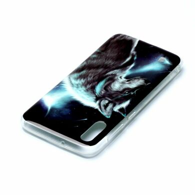 Силиконовый (TPU) чехол Deexe Life Style для Samsung Galaxy M10 (M105) / A10 (A105) - Wolf