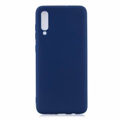 Силиконовый (TPU) чехол Deexe Matte Case для Samsung Galaxy A70 (A705) - Dark Blue