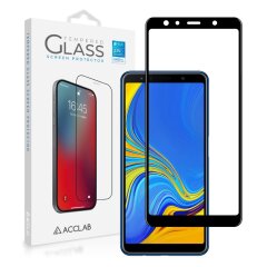 Защитное стекло ACCLAB Full Glue для Samsung Galaxy A7 2018 (A750) - Black