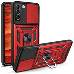 Захисний чохол Deexe Armor Shield для Samsung Galaxy S22 (S901) - Red