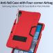 Защитный чехол Deexe Color Kickstand для Samsung Galaxy Tab S9 / S9 FE (X710/716/510) - Mint Green / Rose Red. Фото 9 из 12