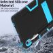 Защитный чехол Deexe Color Kickstand для Samsung Galaxy Tab S9 / S9 FE (X710/716/510) - Navy Blue / Blue. Фото 7 из 12