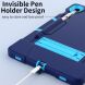 Защитный чехол Deexe Color Kickstand для Samsung Galaxy Tab S9 / S9 FE (X710/716/510) - Navy Blue / Blue. Фото 6 из 12