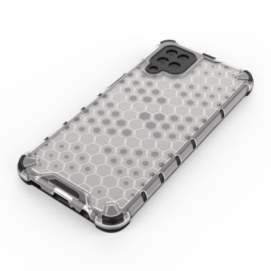 Защитный чехол Deexe Honeycomb Series для Samsung Galaxy A12 (A125) / A12 Nacho (A127) - Grey