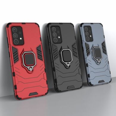 Защитный чехол Deexe Hybrid Case для Samsung Galaxy A52 (A525) / A52s (A528) - Red