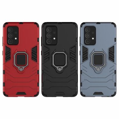 Защитный чехол Deexe Hybrid Case для Samsung Galaxy A52 (A525) / A52s (A528) - Red