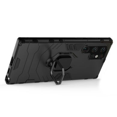 Защитный чехол Deexe Hybrid Case для Samsung Galaxy S22 Ultra - Black