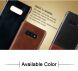 Защитный чехол IMAK Leather Series для Samsung Galaxy S10e (G970) - Black / Brown. Фото 11 из 13