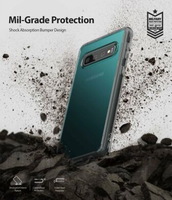 Захисний чохол RINGKE Fusion для Samsung Galaxy S10 (G973) - Transparent
