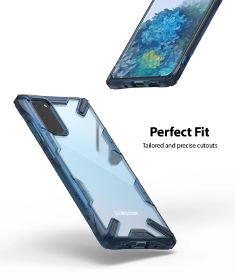Защитный чехол RINGKE Fusion X для Samsung Galaxy S20 (G980) - Space Blue