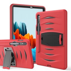 Захисний чохол UniCase Bravo Series для Samsung Galaxy Tab S7 (T870/875) / S8 (T700/706) - Red