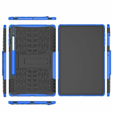 Защитный чехол UniCase Combo для Samsung Galaxy Tab S7 FE / S7 Plus / S8 Plus (T730/736/800/806/970/975) - Blue