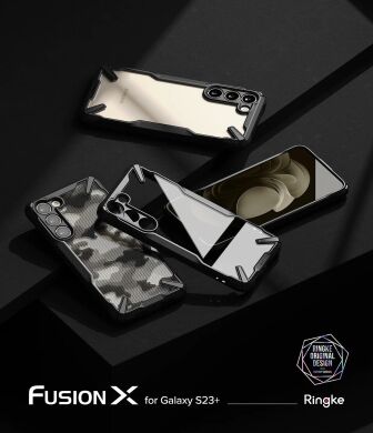 Защитный чехол RINGKE Fusion X для Samsung Galaxy S23 Plus (S916) - Camo Black