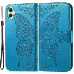Чехол UniCase Butterfly Pattern для Samsung Galaxy A05 (A055) - Blue
