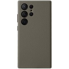 Кожаный чехол MELKCO Classic Case для Samsung Galaxy S24 Ultra (S928) - Grey