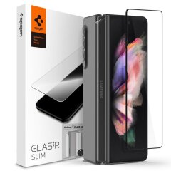 Комплект из пленки и защитного стекла Spigen (SGP) GLAS.tR Screen Protector + Hinge Film для Samsung Galaxy Fold 3 - Black
