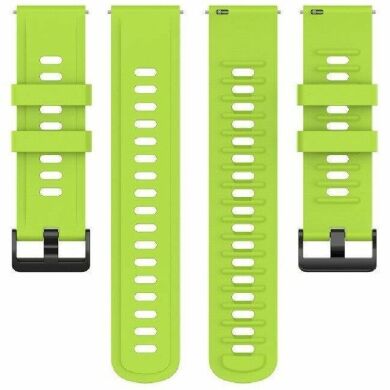 Ремешок UniCase Silicone Strap для часов с шириной крепления 20мм - Light Green