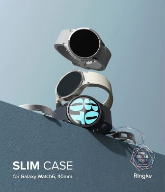 Комплект чехлов (2шт) RINGKE Slim Case для Samsung Galaxy Watch 6 (40mm) - Clear / Black