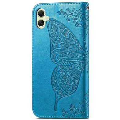 Чехол UniCase Butterfly Pattern для Samsung Galaxy A05 (A055) - Blue