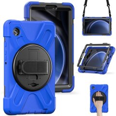 Защитный чехол Deexe Shockproof Case для Samsung Galaxy Tab A9 (X110/115) - Blue