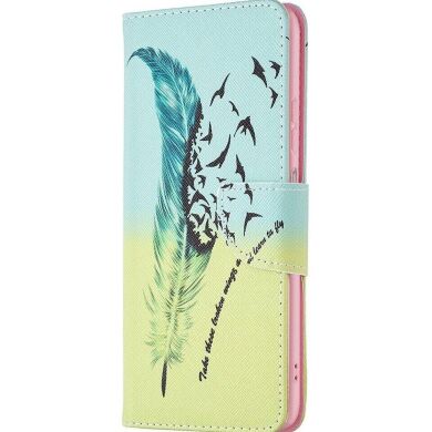 Чехол-книжка Deexe Color Wallet для Samsung Galaxy M33 (M336) - Feather