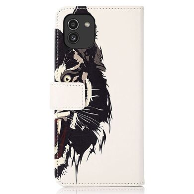 Чехол Deexe Life Style Wallet для Samsung Galaxy A03 (A035) - Tiger