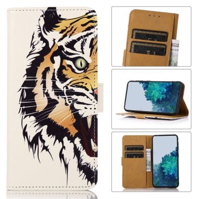 Чехол Deexe Life Style Wallet для Samsung Galaxy A03 (A035) - Tiger
